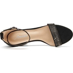 Acaner Women's Chunk Heel Pump Sandals- 1 Platform Open Size 8